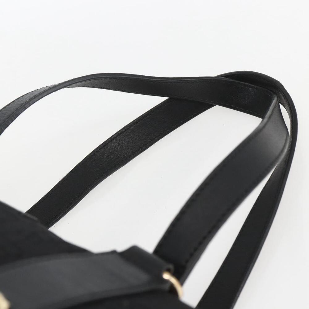GUCCI Hand Bag Canvas Black Gold 248270 Auth ka1280 - Picture 8 of 16
